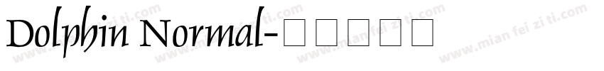 Dolphin Normal字体转换